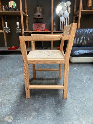 Danish Dining Chairs in Pine by Tage Poulsen, 1974, Set of 6-QVY-1756495