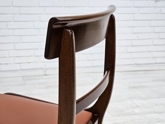 Danish Dining Chairs in Teak and Leather from Ørum Møbelfabrik, 1960s-1970s, Set of 6-TMW-1783598