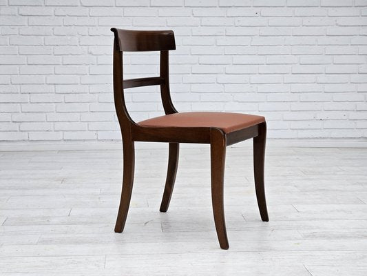 Danish Dining Chairs in Teak and Leather from Ørum Møbelfabrik, 1960s-1970s, Set of 6-TMW-1783598