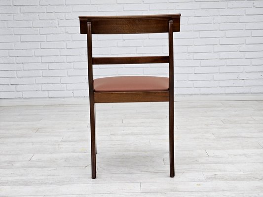 Danish Dining Chairs in Teak and Leather from Ørum Møbelfabrik, 1960s-1970s, Set of 6-TMW-1783598