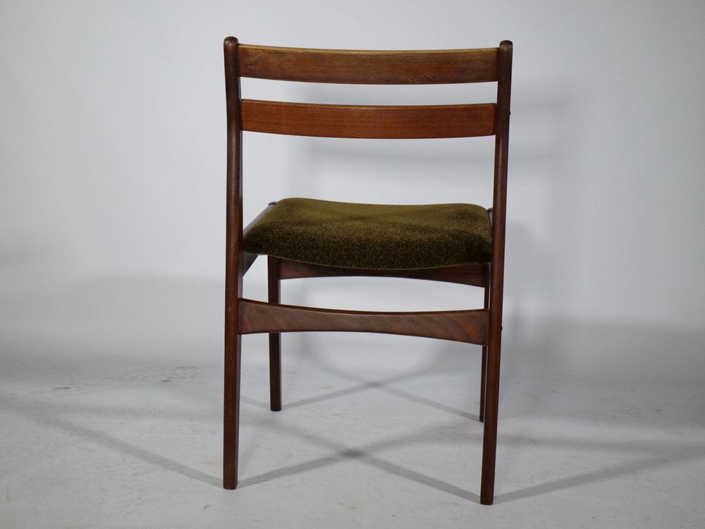 Danish Dining Chairs in Teak by Frem Røjle, 1960s, Set of 4