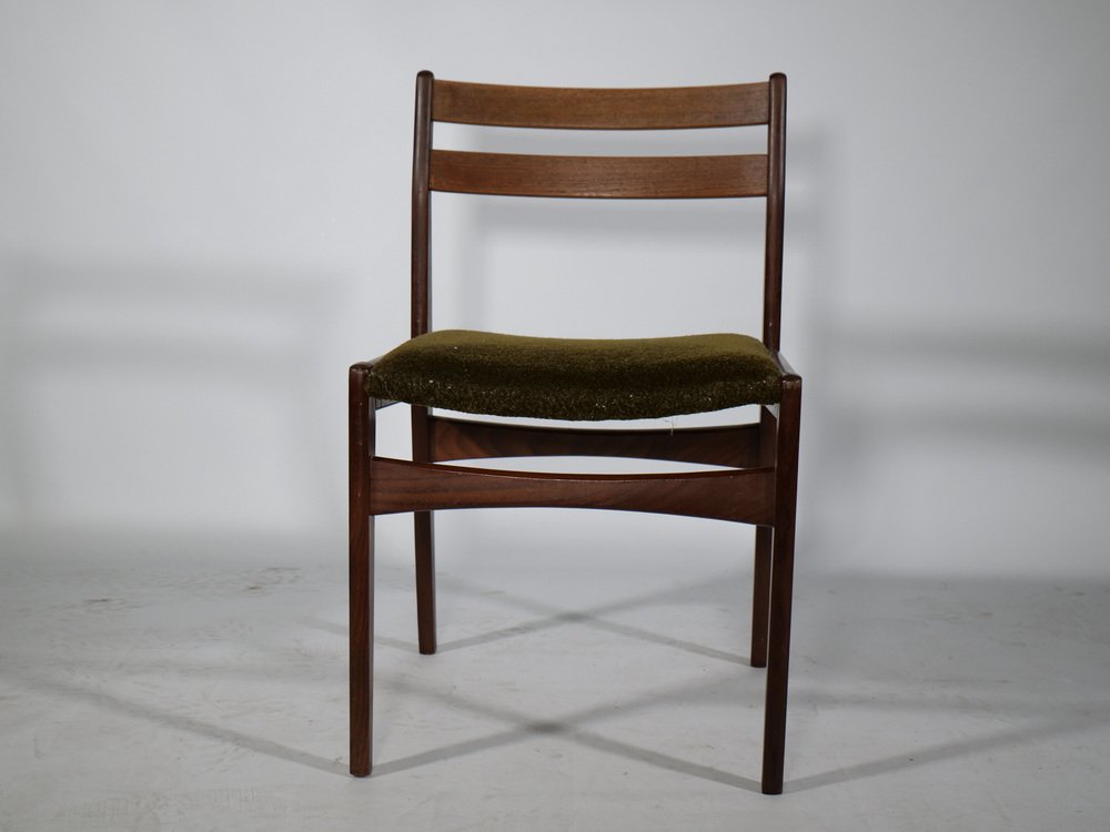 Danish Dining Chairs in Teak by Frem Røjle, 1960s, Set of 4