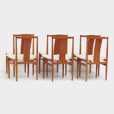 Danish Dining Chairs in Teak by Henning Sørensen, Set of 6-UBE-1335567