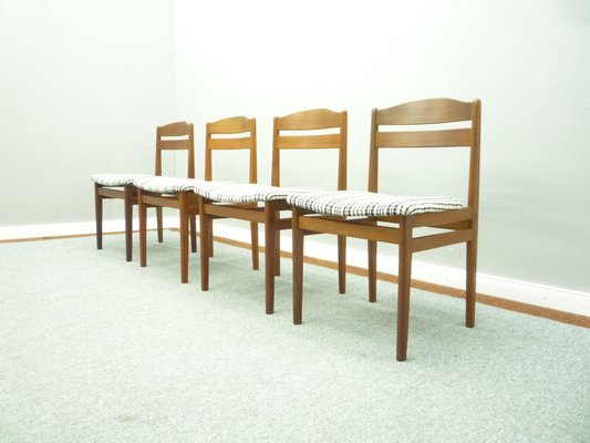 Danish Dining Chairs in Teak from Boltinge Møbelfabrik, 1960s, Set of 4-UG-1294776