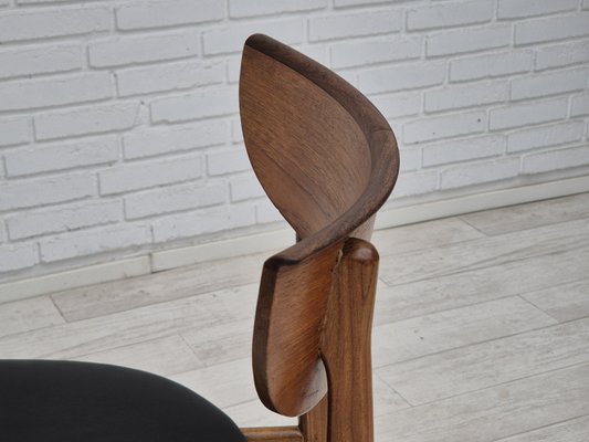 Danish Dining Chairs in Teak Wood, 1960s, Set of 5-TMW-2028164