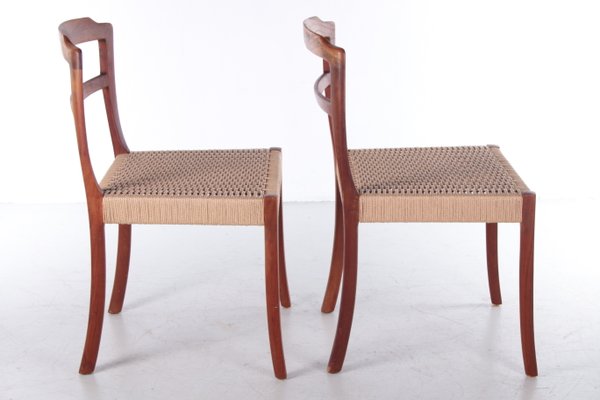 Danish Dining Room Chairs by Ole Wanscher, 1960, Set of 2-EZZ-1058620