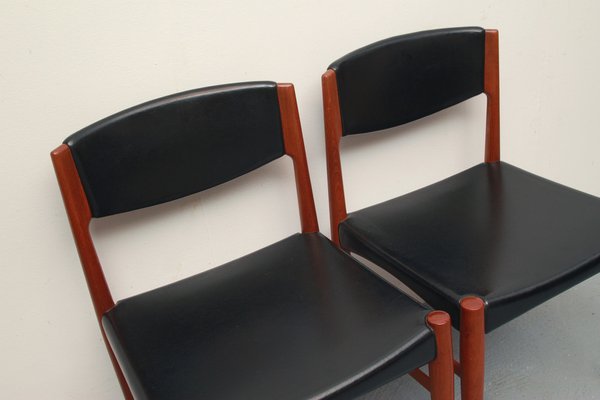 Danish Dining Room Chairs in Teak, 1965, Set of 4-PF-1387873