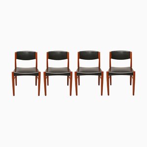 Danish Dining Room Chairs in Teak, 1965, Set of 4-PF-1387873