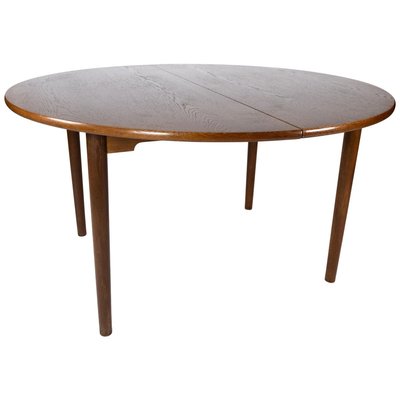 Danish Dining Table in Dark Oak, 1960s-UY-884675