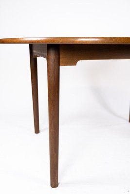 Danish Dining Table in Dark Oak, 1960s-UY-884675