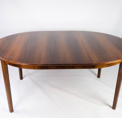 Danish Dining Table in Rosewood with Extension Plates, 1960s-UY-952742