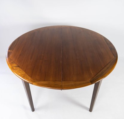 Danish Dining Table in Rosewood with Extension Plates, 1960s-UY-952744