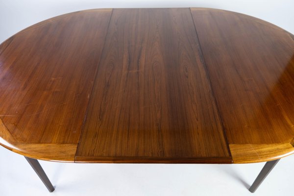 Danish Dining Table in Rosewood with Extension Plates, 1960s-UY-952744