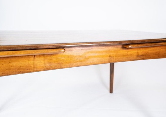 Danish Dining Table in Rosewood with Extensions, 1960s-UY-942390