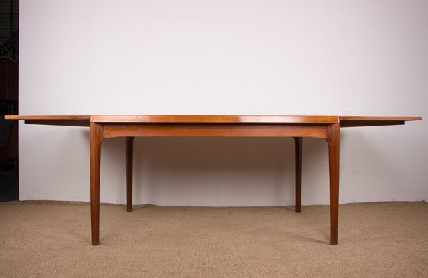 Danish Dining Table in Teak by Henning Kjaernulf for Vejle Stole, 1960s-EMB-1806362