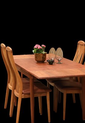 Danish Dining Table in Teak with Double Pull-Out Tops, 1960s-BPJ-1789284