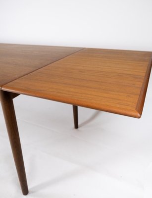 Danish Dining Table in Teak with Extensions, 1960s-UY-852219