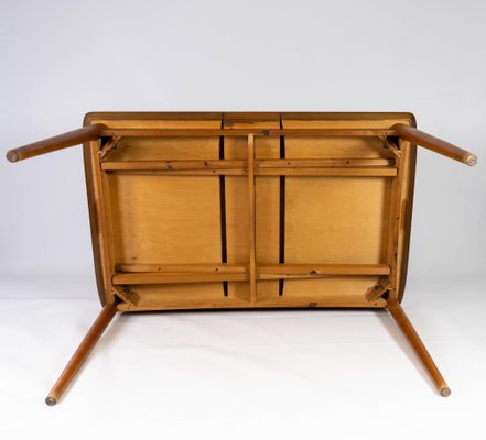 Danish Dining Table in Teak with Extensions and Legs in Oak, 1960s-UY-951523