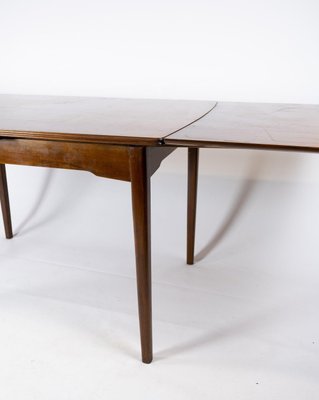 Danish Dining Table in Walnut with Extension, 1960s-UY-852220