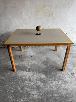 Danish Dining Table in Wood with with Grey Top from Magnus Olesen, 1970s-PDG-2016849