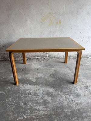 Danish Dining Table in Wood with with Grey Top from Magnus Olesen, 1970s-PDG-2016848