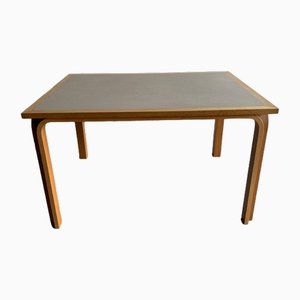 Danish Dining Table in Wood with with Grey Top from Magnus Olesen, 1970s-PDG-2016848