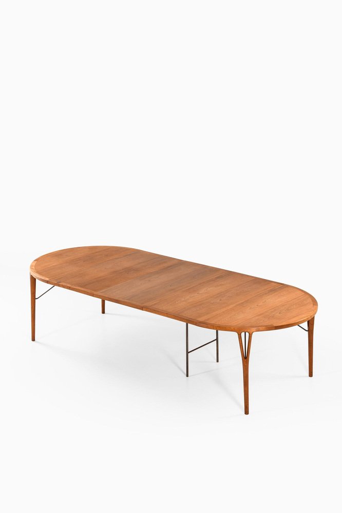 Danish Dining Table Produced by Helge Vestergaard Jensen for Peder Pedersen