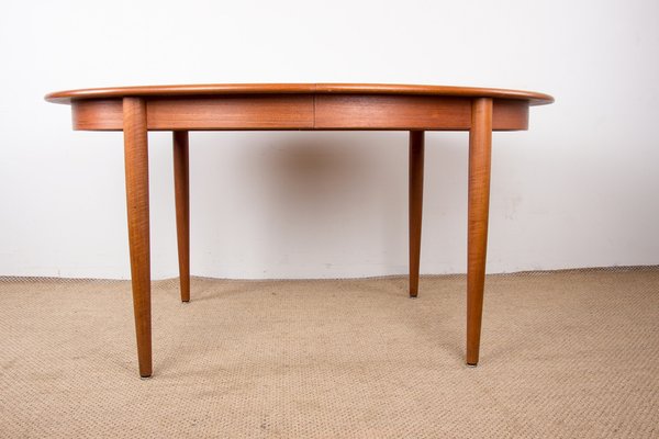 Danish Dinner Table in Teak by Gudme Mobelfabrik, 1960s-EMB-1730453