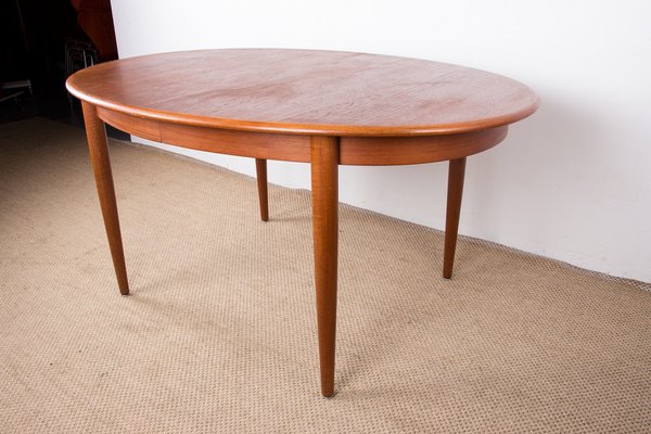 Danish Dinner Table in Teak by Gudme Mobelfabrik, 1960s-EMB-1730453