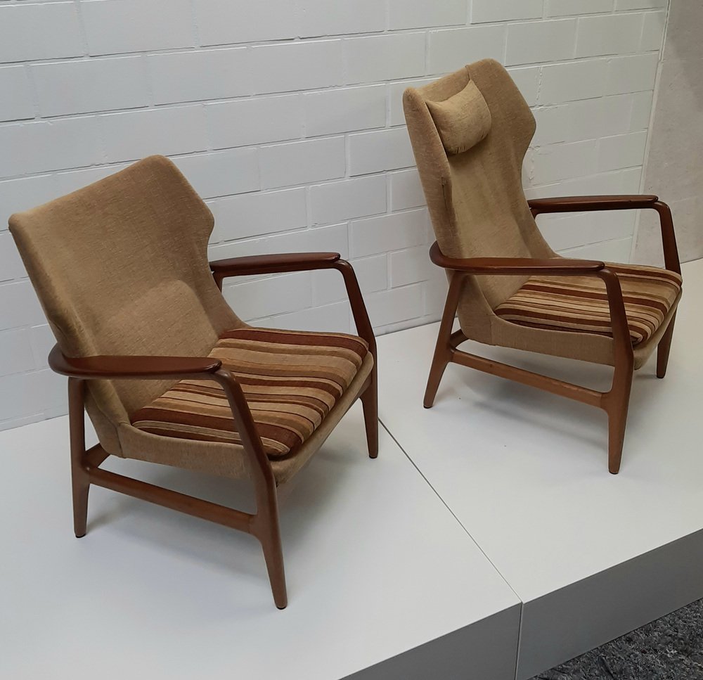 Danish Easy Chairs by Bovenkamp, 1960s, Set of 2