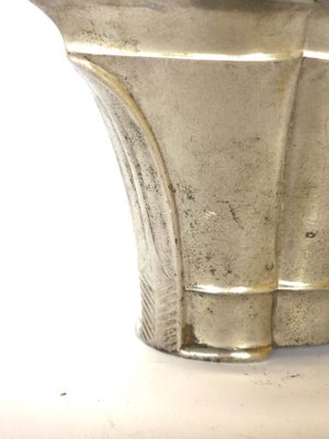 Danish Embossed Metal Vase by Just Andersen, 1930s-GKB-842130