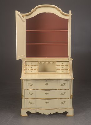 Danish Essay Secretary with Subtle Gilding-VAP-1145778