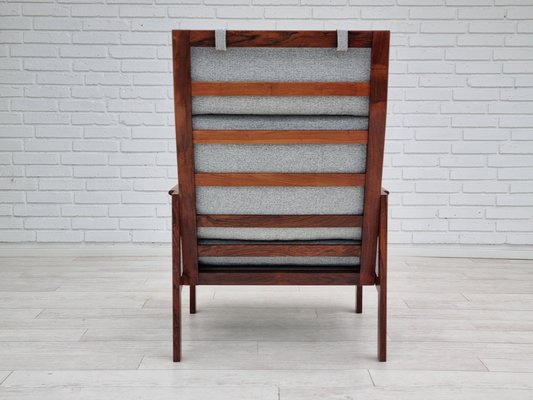 Danish Exotic Wood Model Capella Armchair by Illum Wikkelsø for Niels Eilersen, 1970s-TMW-1282942