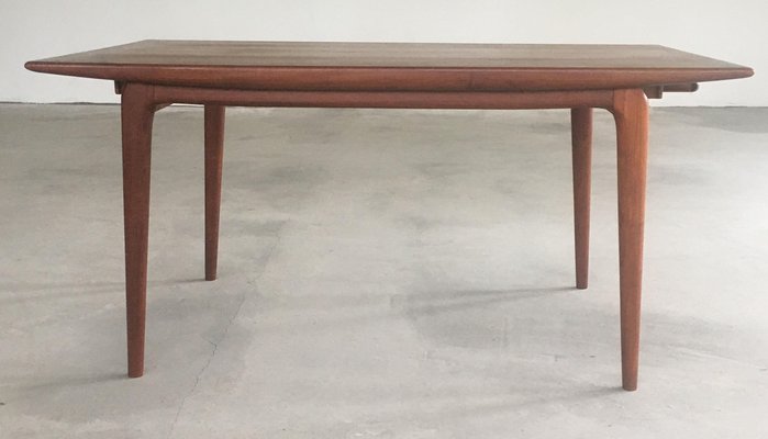 Danish Expandable Teak Dining Table by Alfred Christensen for Slagelse Mobler, 1950s-VVO-1974182