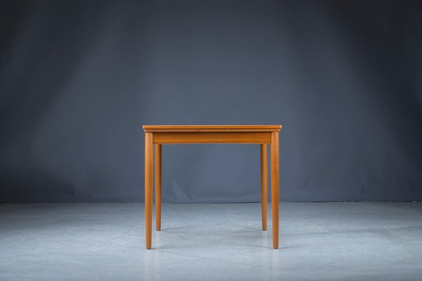 Danish Extendable and Reversible Side Table in Teak by Poul Hundevad for Hundevad & Co., 1960s-ZZH-1250511