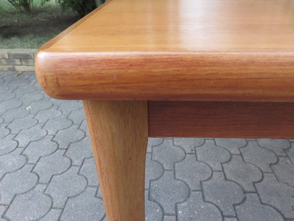 Danish Extendable Table in Teak by Henning Kjaernulf for Vejle Mobelfabrik, 1960