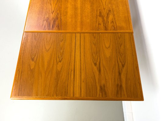 Danish Extendable Teak Dining Table, 1960s-QEQ-2035646