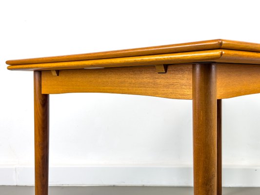 Danish Extendable Teak Dining Table, 1960s-QEQ-2035646