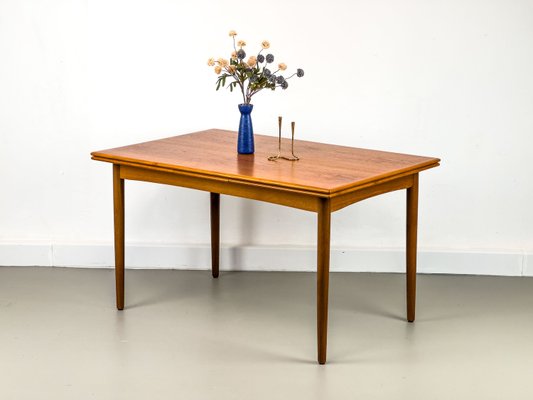 Danish Extendable Teak Dining Table, 1960s-QEQ-2035646