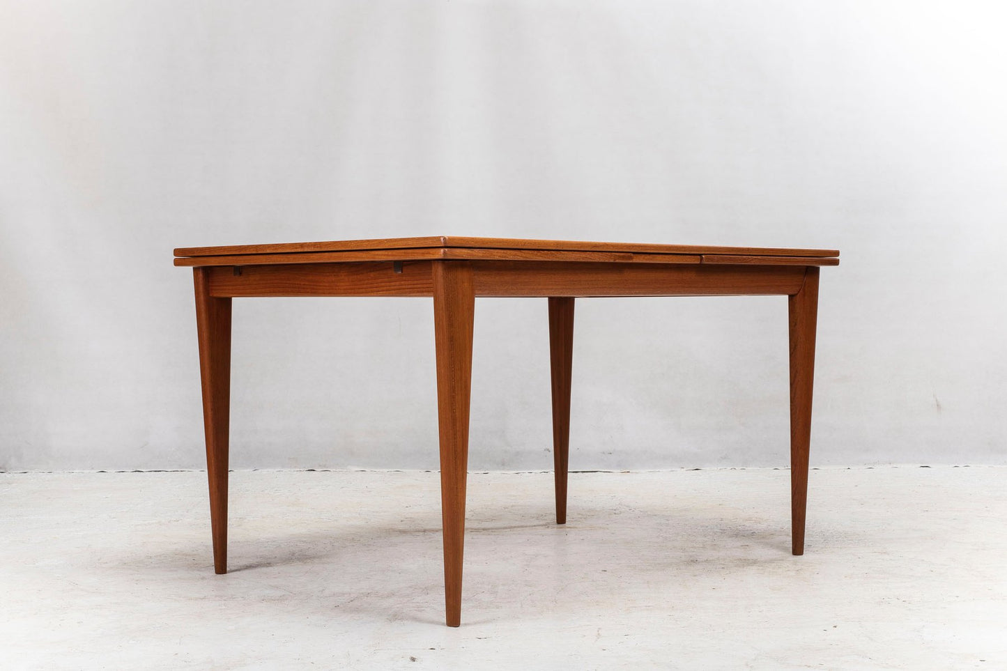 Danish Extendable Teak No. 254 Dining Table by Niels Otto Møller for J.L. Møllers, 1960s