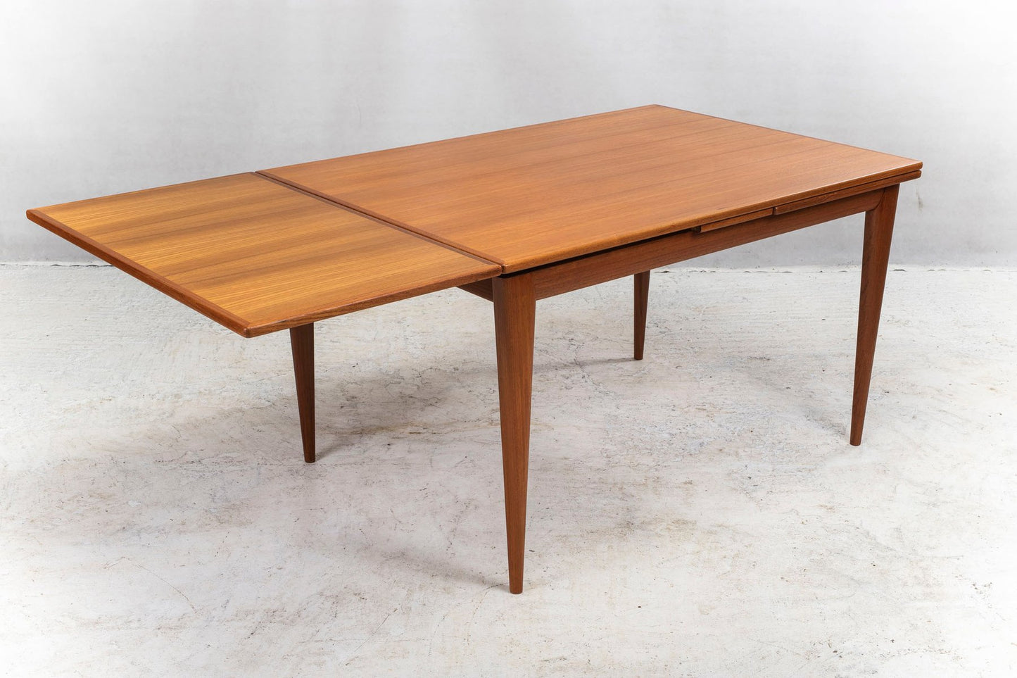 Danish Extendable Teak No. 254 Dining Table by Niels Otto Møller for J.L. Møllers, 1960s