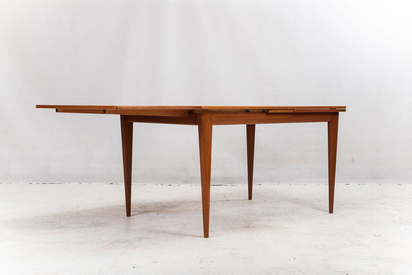 Danish Extendable Teak No. 254 Dining Table by Niels Otto Møller for J.L. Møllers, 1960s