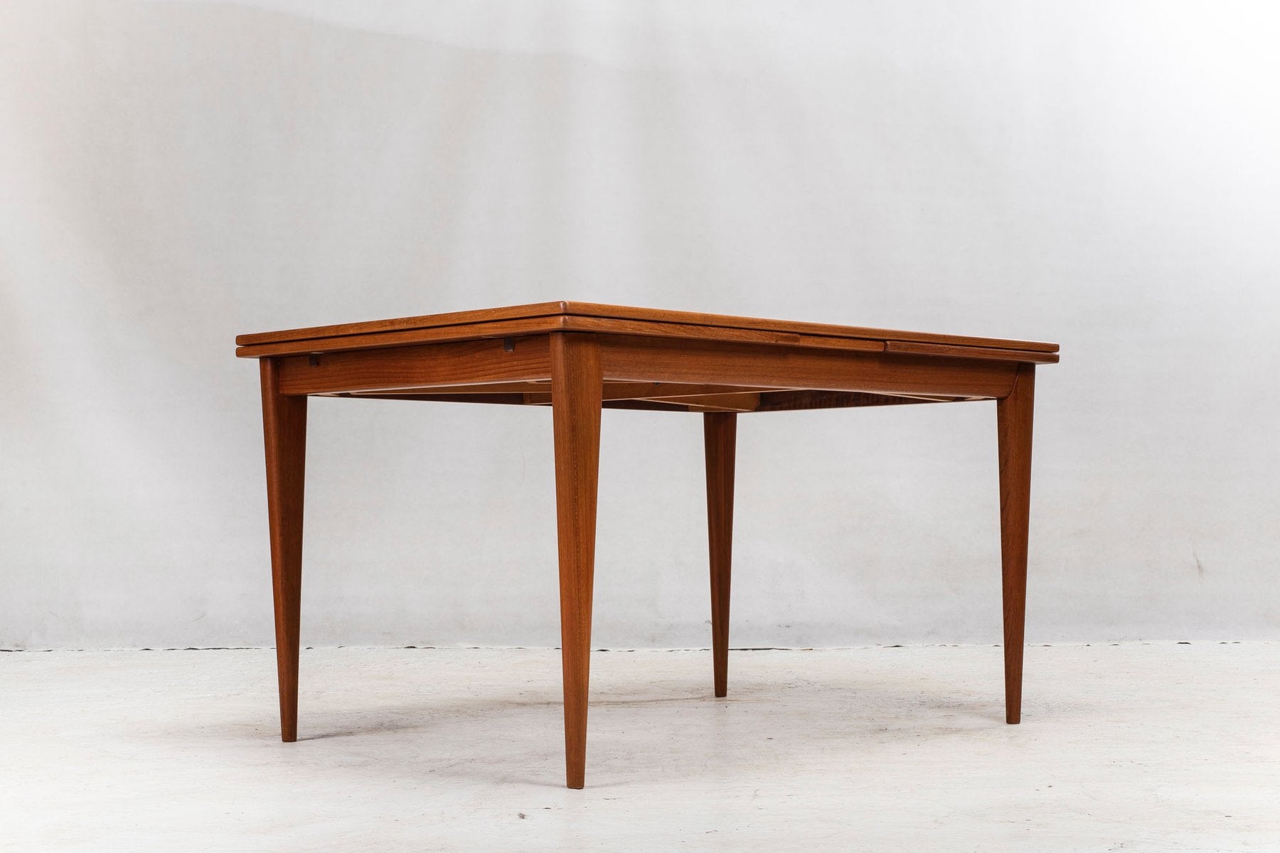 Danish Extendable Teak No. 254 Dining Table by Niels Otto Møller for J.L. Møllers, 1960s-ZZH-705798