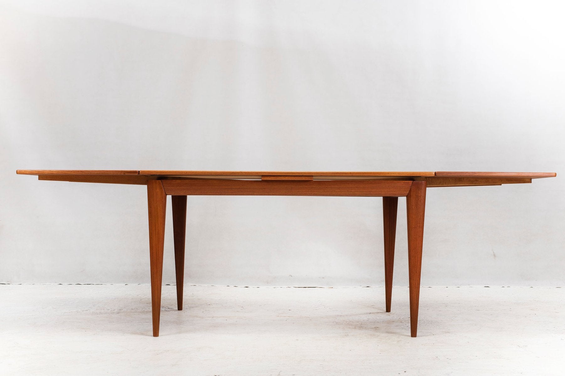 Danish Extendable Teak No. 254 Dining Table by Niels Otto Møller for J.L. Møllers, 1960s