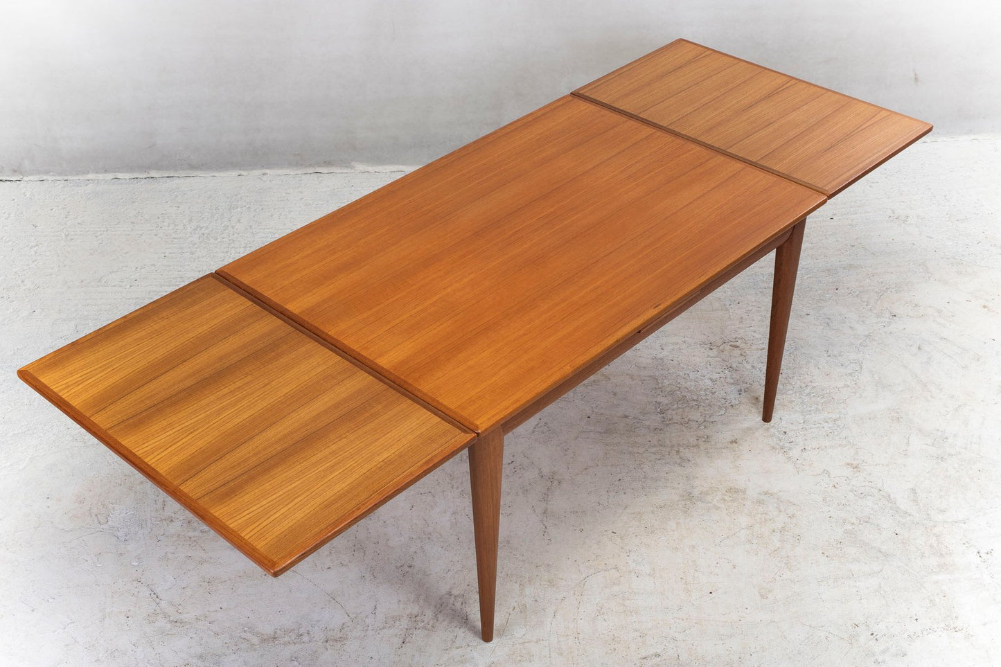 Danish Extendable Teak No. 254 Dining Table by Niels Otto Møller for J.L. Møllers, 1960s