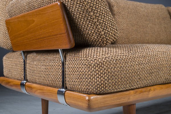 Danish FD417 Minerva Sofa in Teak by Peter Hvidt and Orla Molgaard-Nielsen for France & Son, 1960s-ZZH-1366655