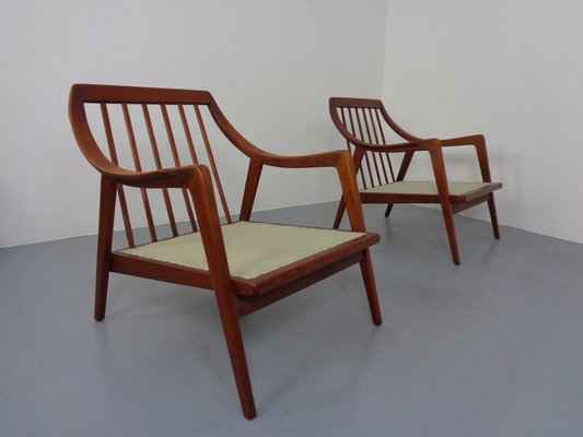 Danish Filigree Teak Armchairs, 1960s, Set of 2-RDW-1353144