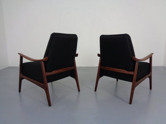 Danish Filigree Teak Armchairs, 1960s, Set of 2-RDW-1365948