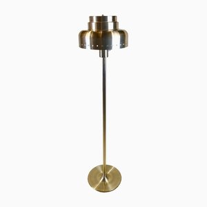 Danish Floor Lamp in Gold Metal-ROJ-1314577