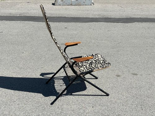 Danish Foldable Deck Chair in the style of Hans Olsen, 1952